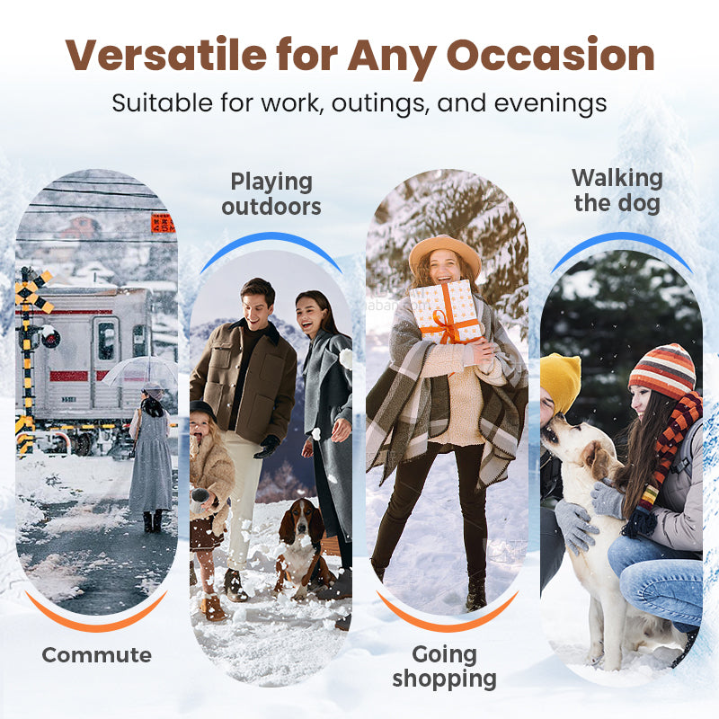 🔥Beliebtes Produkt ！✨Warm gefütterte Damenstiefeletten mit Blockabsatz