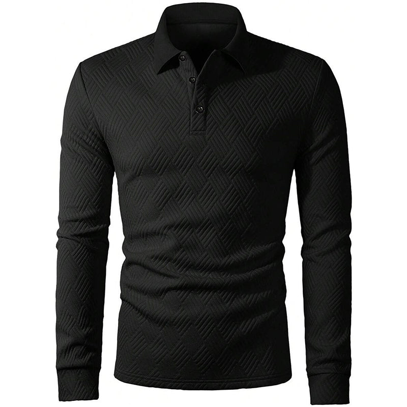 🌟 Der Look, den alle suchen – bei uns 50% günstiger! Strukturiertes, leichtes Langarm-Sweatshirt für Herren