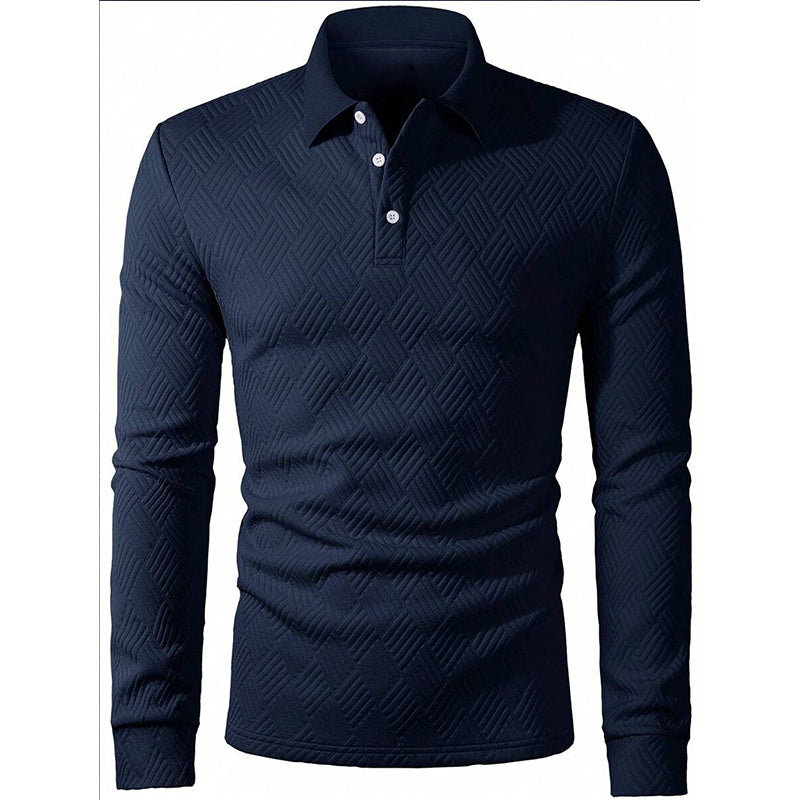 🌟 Der Look, den alle suchen – bei uns 50% günstiger! Strukturiertes, leichtes Langarm-Sweatshirt für Herren