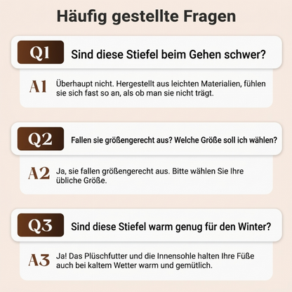 Warme, rutschfeste und abriebfeste Damen-Wadenstiefel