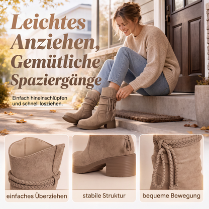 Lässige, weiche Damen-Stiefel bis zur Wade