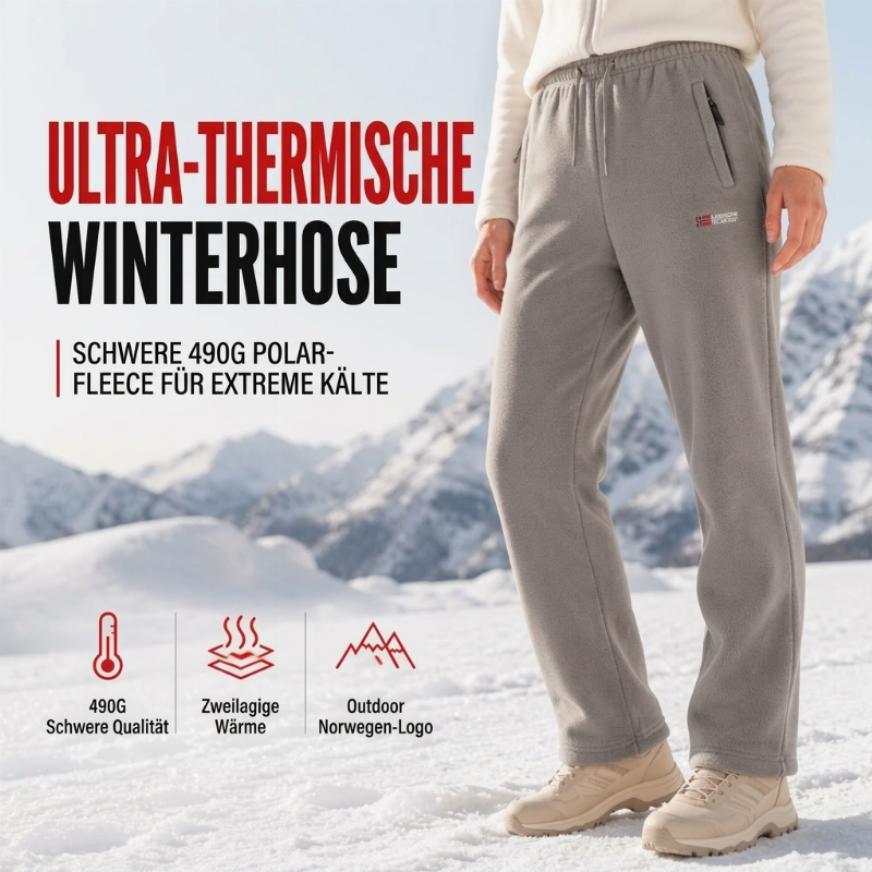 🏆 Verkaufsschlager – jetzt halber Preis! Unisex verdickte warme Fleece-Hose