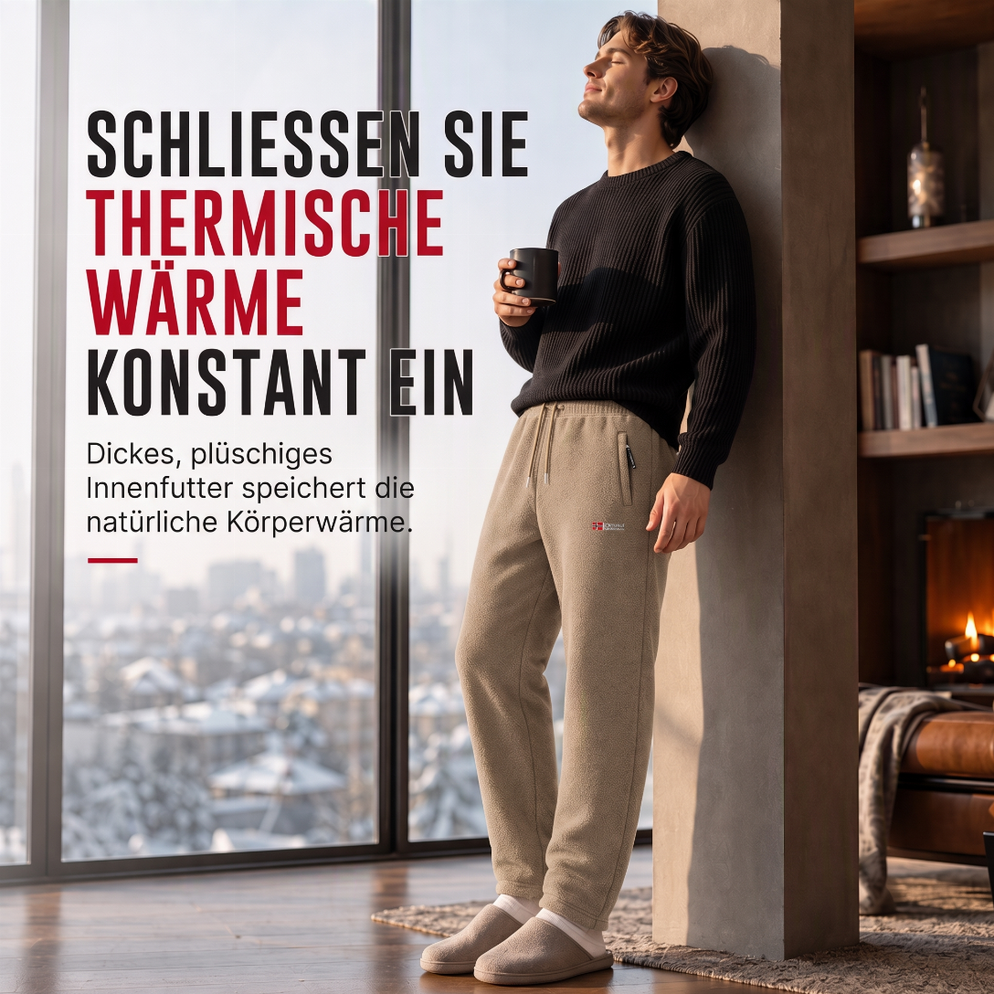 🏆 Verkaufsschlager – jetzt halber Preis! Unisex verdickte warme Fleece-Hose