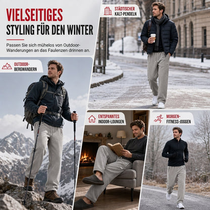 🏆 Verkaufsschlager – jetzt halber Preis! Unisex verdickte warme Fleece-Hose