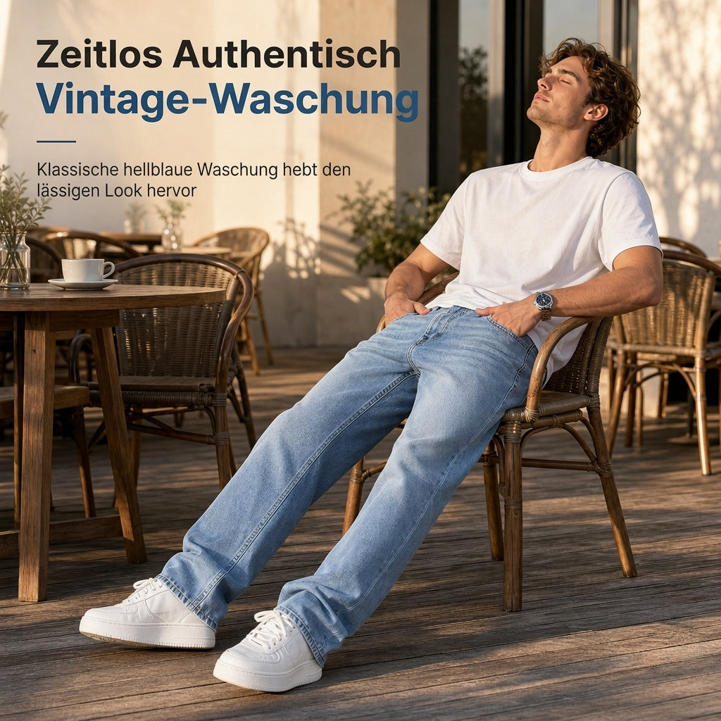 Klassische gerade Jeans für Herren