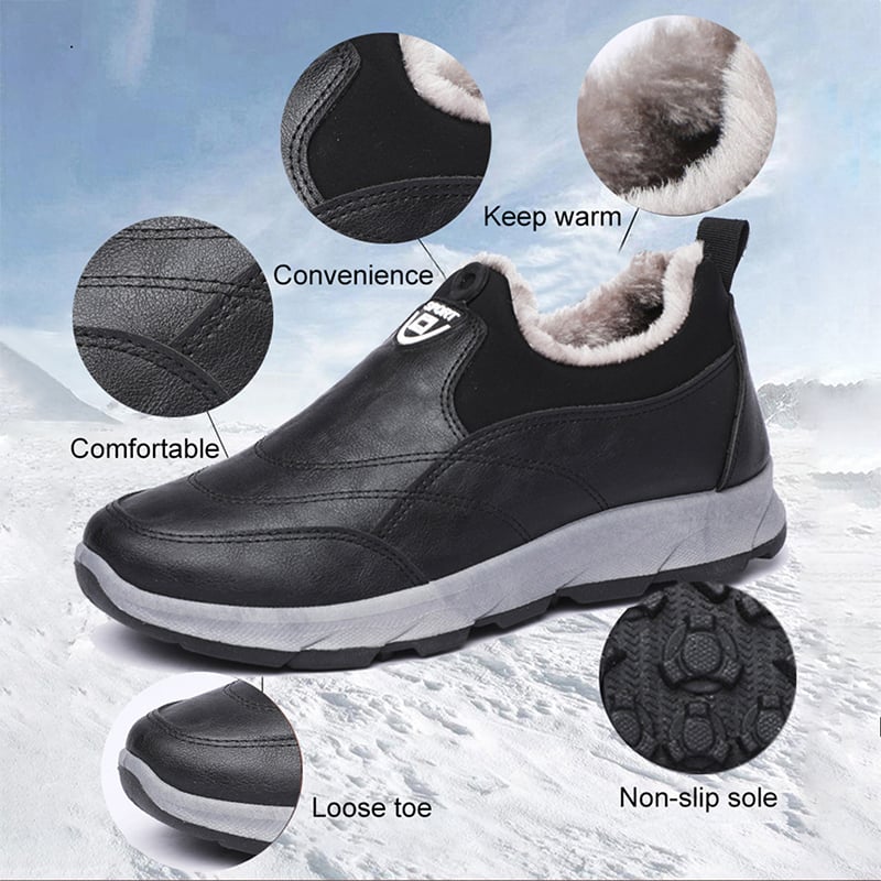 🔥50 % Rabatt 🔥 Wasserdichte, rutschfeste Winterstiefel für Herren [Schmerzlinderung⚡]