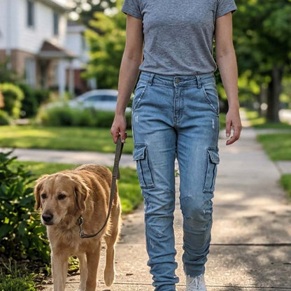 📣📣🎉✨Slim-Fit Jeans-Cargohosen – Figurbetont, praktisch & zeitloses Design