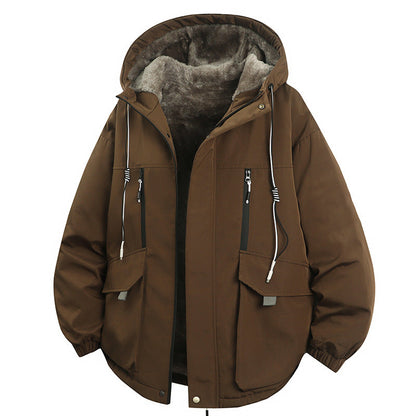 🔥 Nur heute 50 %! Herren Winterparka mit Kapuze & Plüschfutter – Kuschelig, warm & immer passend