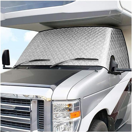 🚐❄️ 50 % RABATT! Allwetter-Windschutzscheibenabdeckung für Wohnmobile – Mehrlagige Isolierung gegen Frost, Schnee, Sonne & Sicht ☀️🛡️
