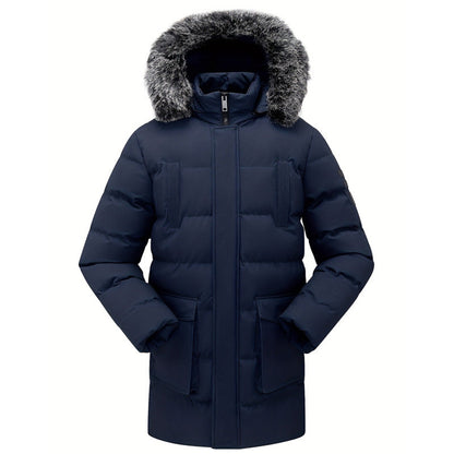 🔥Beliebtes Produkt ！✨Winddichte, warme mittellange Winterjacke für Herren
