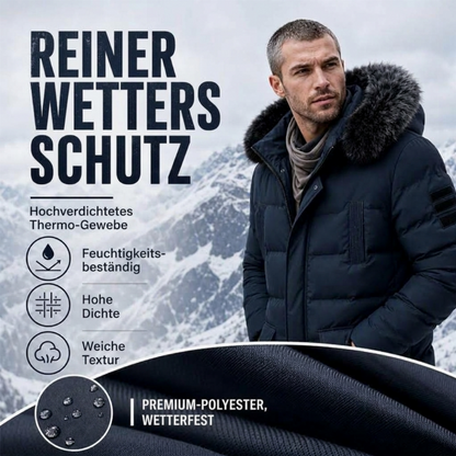 🎯 50% Rabatt + Gratis Versand! 🚚 Winddichte, warme mittellange Winterjacke für Herren