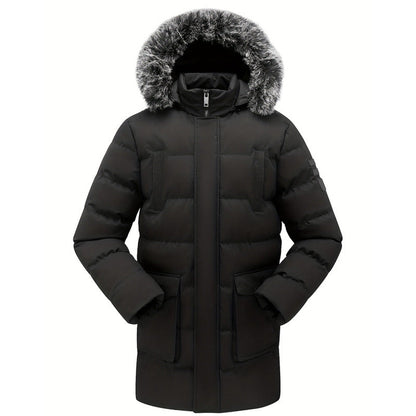 🔥Beliebtes Produkt ！✨Winddichte, warme mittellange Winterjacke für Herren