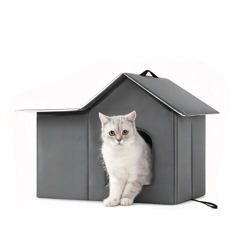 🐱 Katzenunterstand für draußen – Isoliert & Wetterfest