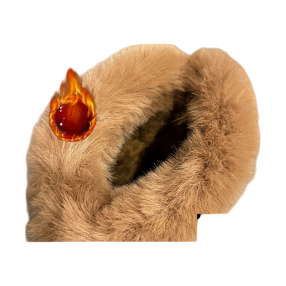 Damen Plateau-Schneestiefel mit Schleifen-Detail