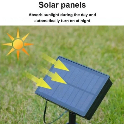 Dekorative Lichterketten mit Solarantrieb
