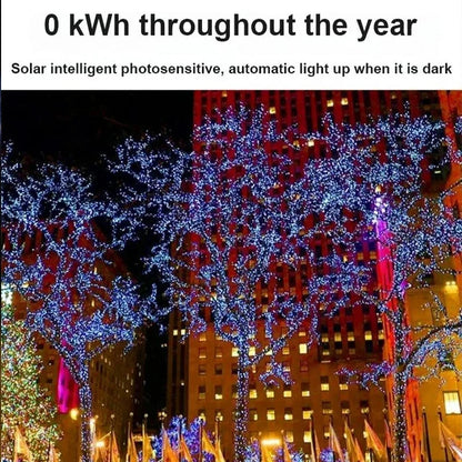 Dekorative Lichterketten mit Solarantrieb