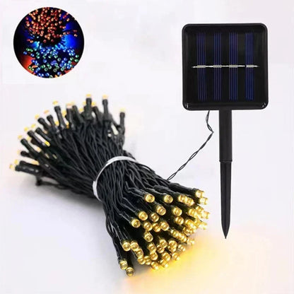 Dekorative Lichterketten mit Solarantrieb