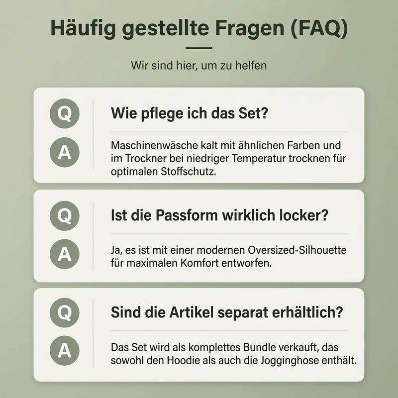 📢📢50%Rabatt!!!🎉✨Lässiges Halb-Zip Kapuzen-Sweatshirt & weit geschnittene Hose für Herren