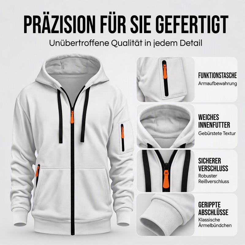🛍️✨Lässige wärmende Herrenkapuzenjacke