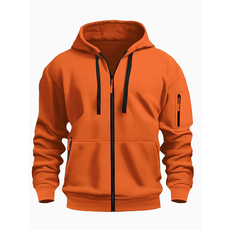 🛍️✨Lässige wärmende Herrenkapuzenjacke