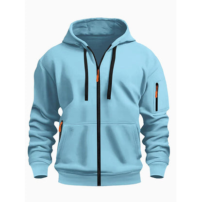🛍️✨Lässige wärmende Herrenkapuzenjacke