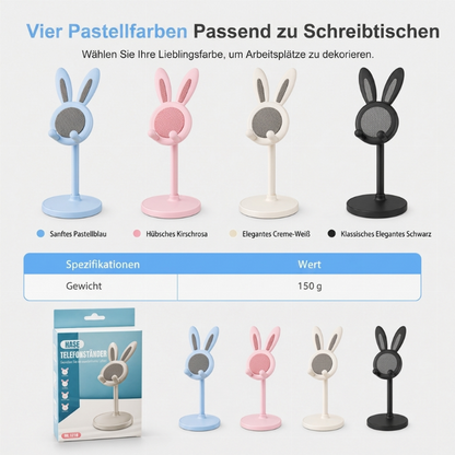 📱 50% RABATT! 🐰 Kaninchen-Handyständer – Niedlich & praktisch für den Schreibtisch ✨
