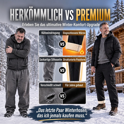 📢 Kundenliebling! 🔥 50% RABATT – Warme Herren-Cargohose mit Plüschfutter