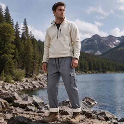 📢 Kundenliebling! 🔥 50% RABATT – Warme Herren-Cargohose mit Plüschfutter