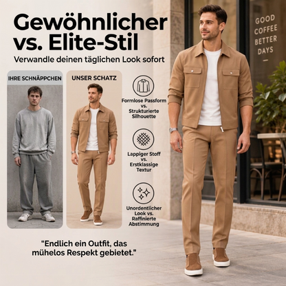 🥳Über 50.000 verkauft!🥳 Lässiger, stilvoller Jacken- und Hosenanzug für Herren