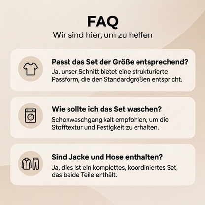 🥳Über 50.000 verkauft!🥳 Lässiger, stilvoller Jacken- und Hosenanzug für Herren