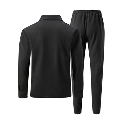 🔥Beliebtes Produkt ！✨Herren-Set aus Waffelstrick-Cardigan-Jacke und Hose