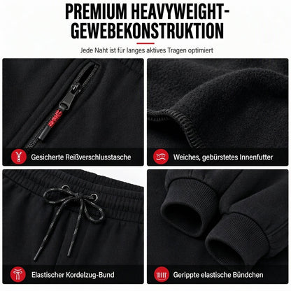 📢 Letzter Tag: 50% Rabatt ⏳ Damen Winter-Jogginghose mit Fleecefutter und Reißverschlusstaschen