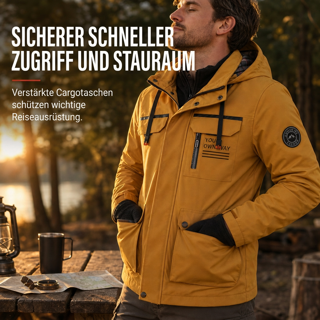 ⏰Jetzt oder nie!⏰ Warme Freizeit-Parka-Jacke für Herren