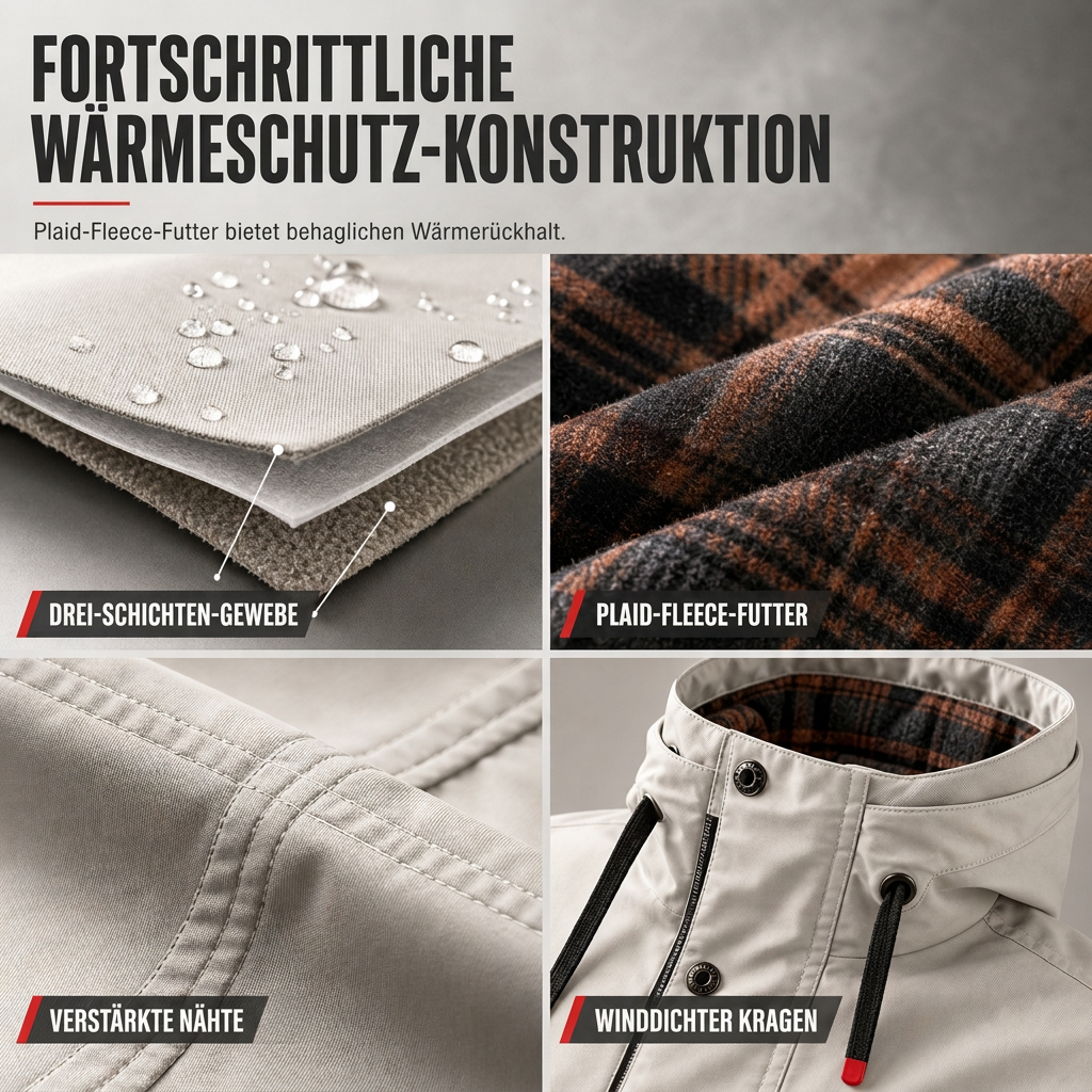 ⏰Jetzt oder nie!⏰ Warme Freizeit-Parka-Jacke für Herren