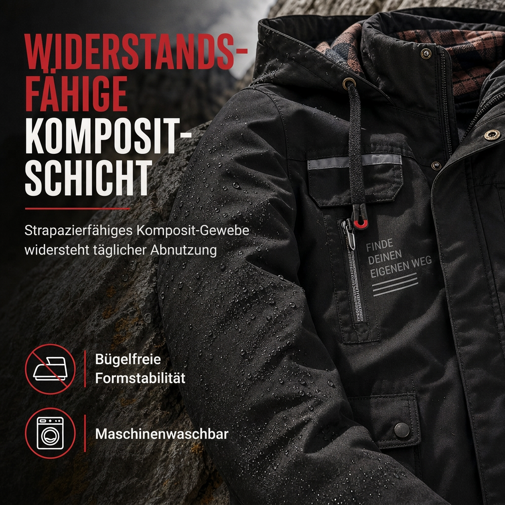 ⏰Jetzt oder nie!⏰ Warme Freizeit-Parka-Jacke für Herren