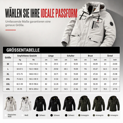 ⏰Jetzt oder nie!⏰ Warme Freizeit-Parka-Jacke für Herren