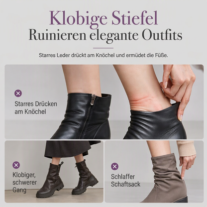 Damen-Stiefeletten im französischen Stil mit spitzer Zehenpartie, schmale Passform, elegante kurze Stiefel für Frühling und Herbst