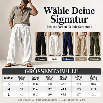🎁Neu eingetroffen: 50% Rabatt! Freizeit-Atmungsaktive Weite Beinhose für Herren