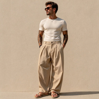 🎁Neu eingetroffen: 50% Rabatt! Freizeit-Atmungsaktive Weite Beinhose für Herren