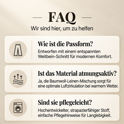🎁Neu eingetroffen: 50% Rabatt! Freizeit-Atmungsaktive Weite Beinhose für Herren
