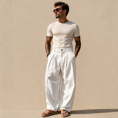 🎁Neu eingetroffen: 50% Rabatt! Freizeit-Atmungsaktive Weite Beinhose für Herren