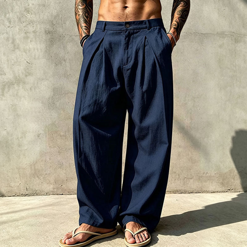 🎁Neu eingetroffen: 50% Rabatt! Freizeit-Atmungsaktive Weite Beinhose für Herren