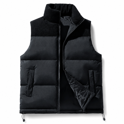 Unisex, verdickte Winter-Steppweste, locker sitzend, gesteppte Weste für Damen und Herren