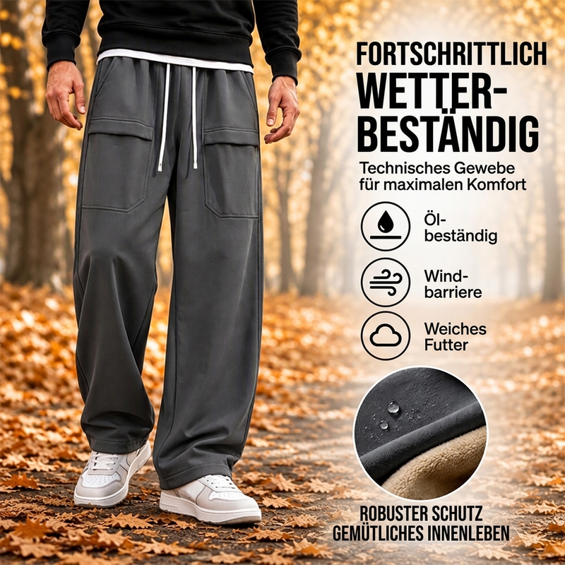 📢🎉50%Rabatt!!!🛍️✨Wasserdichte Cargo-Hosen für Herren mit Plüschfutter