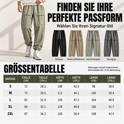 📢🎉50%Rabatt!!!🛍️✨Wasserdichte Cargo-Hosen für Herren mit Plüschfutter