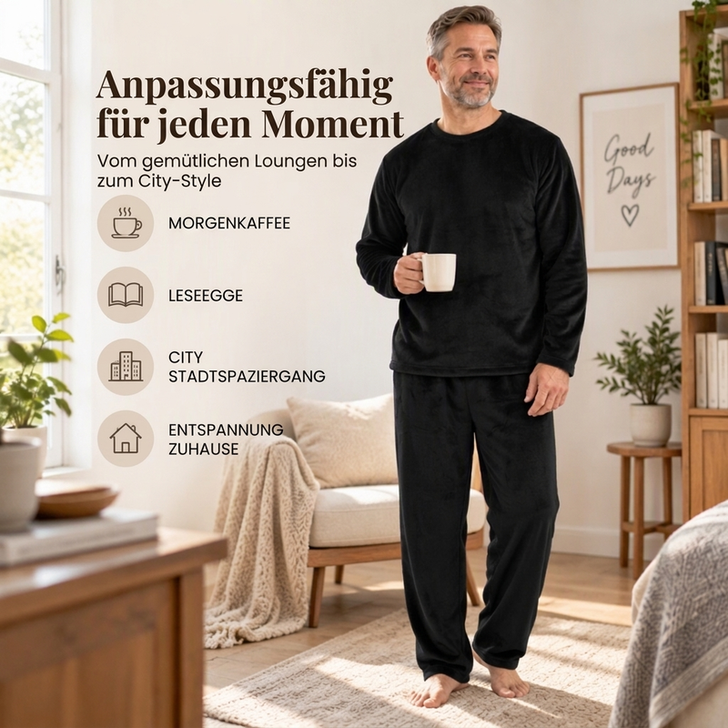 🔥50%Rabatt!!!🔥Bequemes Wärmendes Samt-Schlafanzug-Set für Herren