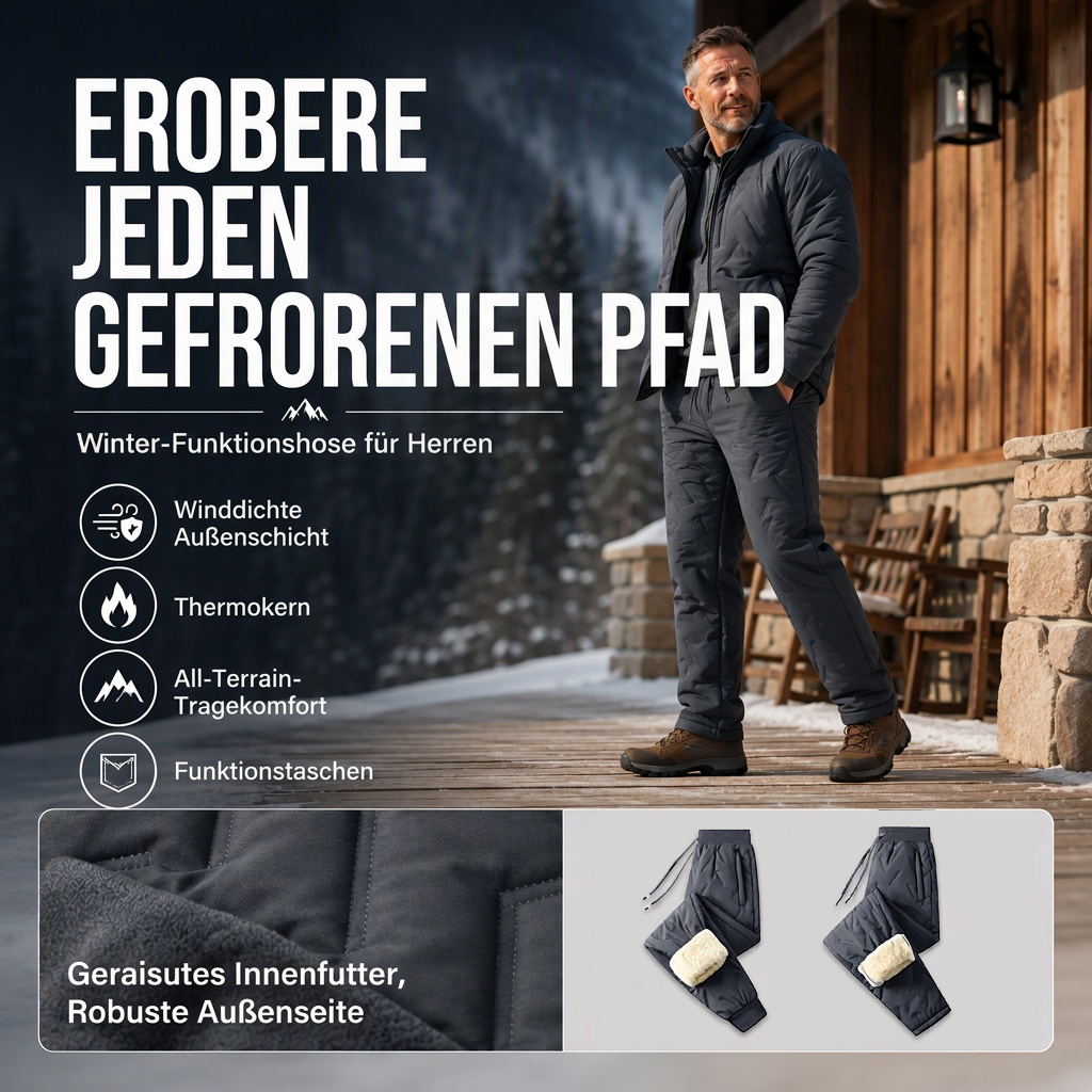 🔥🔥Räumungsverkauf✨✨Unisex Winter Outdoor Bequeme Thermohose