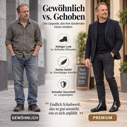 ⏰Countdown läuft! Aktion endet bald!⏰ Herren Chelsea-Stiefel aus PU-Leder
