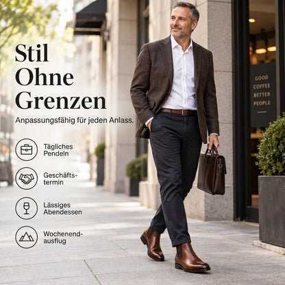 ⏰Countdown läuft! Aktion endet bald!⏰ Herren Chelsea-Stiefel aus PU-Leder