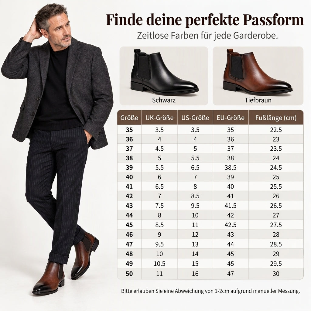 ⏰Countdown läuft! Aktion endet bald!⏰ Herren Chelsea-Stiefel aus PU-Leder